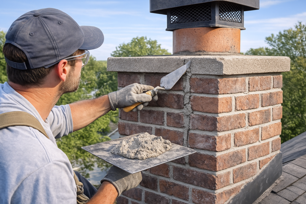 Fireplace chimney repair service for Denver residences